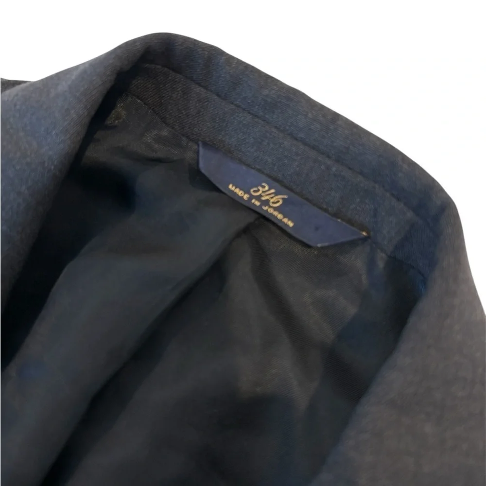 Brooks Brothers 346 Stretch Men’s 37R Gray Suit Jacket Sport Coat Blazer Modern